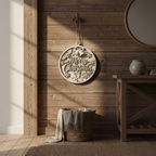 Merry Christmas Ornament STL – Faith-Inspired Holiday Relief Design